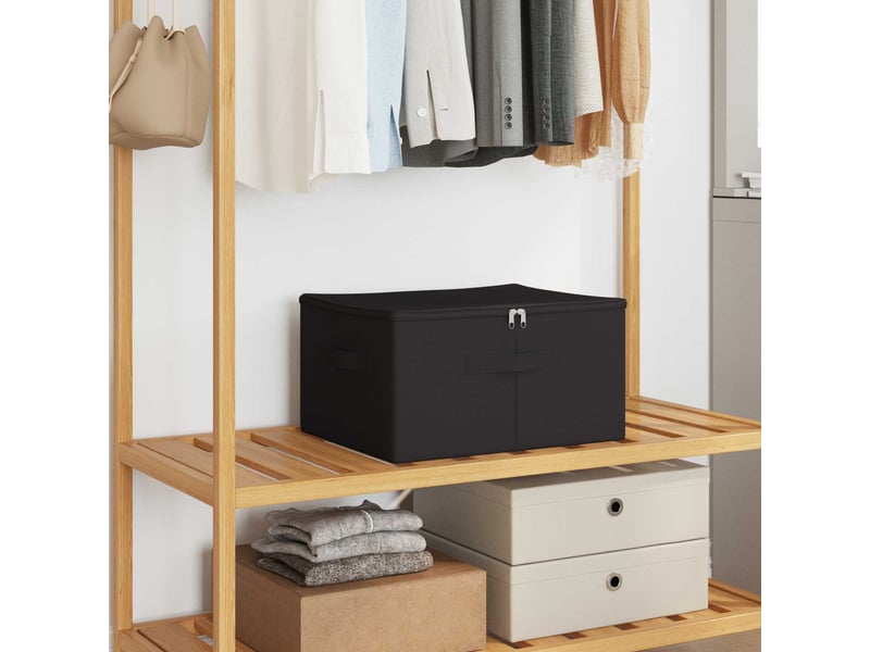  Boîte de rangement 6 pcs tissu intissé 43x34x23 cm 33,6 l shl10470  - Conforama B
