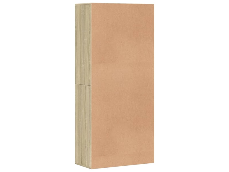  Meuble à chaussure, armoire à chaussures chêne sonoma 80x39x178cm bois d'ingénierie  - Conforama E