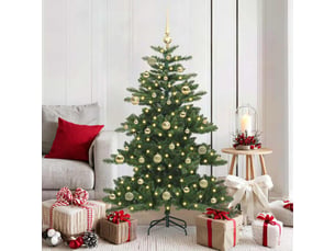 Sapin de noël artificiel, arbre de noël à branches articulées vert 150 cm shl9933