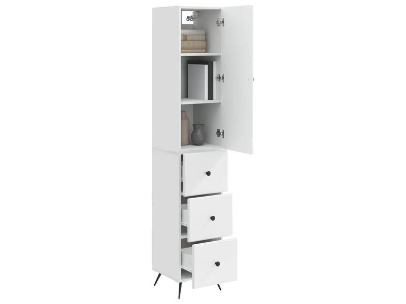  Ensemble de meubles 2 pcs, rangement de salon 34,5x34,5x90 cm bois d'ingénierie shl5530  - Conforama C