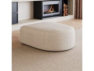 Canapé droit fixe <strong></strong> <strong></strong> 1 place Tissu blanc