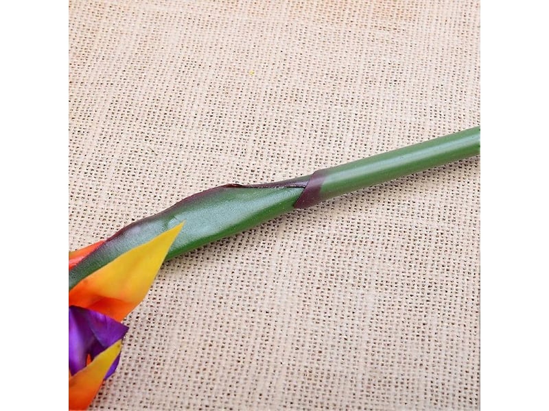 Décoration de mariage strelitzia reginae oiseau de paradis plante artificielle fleur artificielleorange - Conforama D