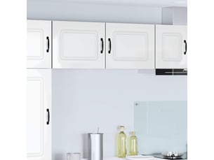 Meuble mural de cuisine | armoire de cuisine blanc brillant 50x31x40cm