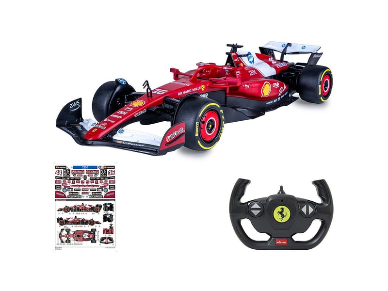 Voiture télécommandée ferrari sf-25 1:12 rouge 2,4ghz 402259 - Conforama D