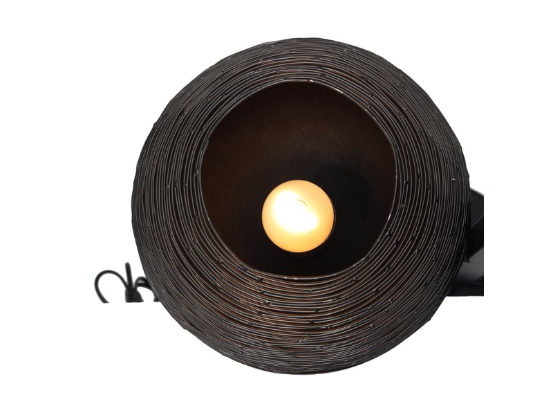  Lampadaire 4 globes eclipse 92cm noir  - Conforama E