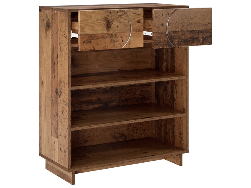  Meuble à chaussures, armoire à chaussures 73x38x87,5 cm bois d'ingénierie shl5570  - Conforama C