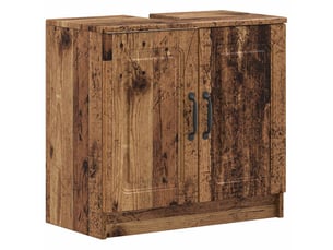 Meuble sous lavabo de salle de bain utrecht bois ancien cf64926