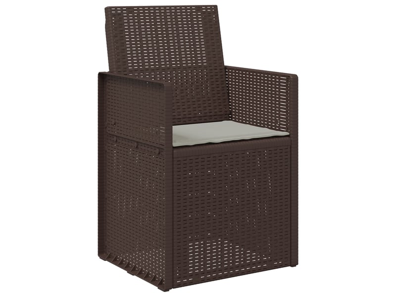  Lot de 2 coussins de siège, coussins d'assise polyester gris clair 47 x 36 x 2 cm cf59760  - Conforama C