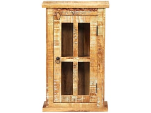 Armoire murale bois massif de récupération 44 x 21 x 72 cm cf65479
