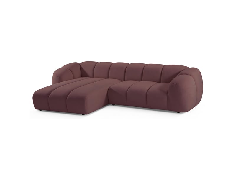  Selsey millma - canapé d'angle - 300 cm - velours rose Millma - Conforama A