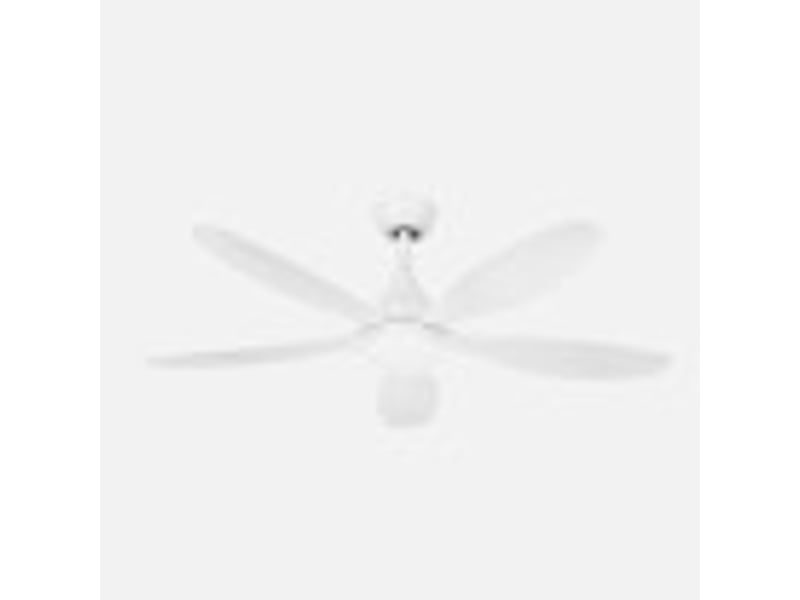  Ventilateur de plafond fabrilamp tobarra dc blanc 5 pales 132 cm 6 vitesses led 18 w télécommande 262391501 - Conforama B