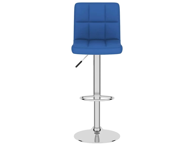  Lot de 2 tabouret de bar, chaise de bar bleu tissu shl45459  - Conforama D
