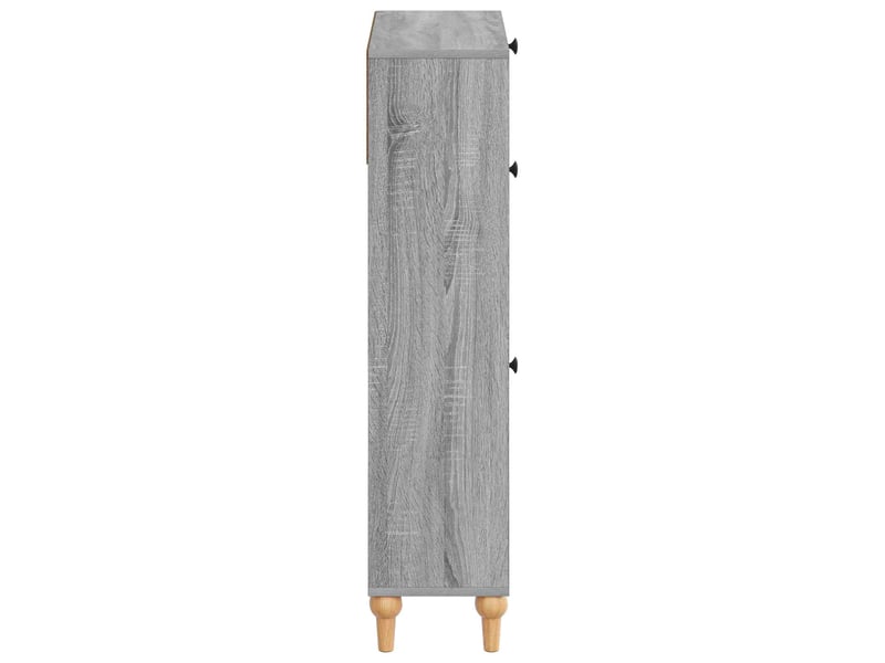  Meuble à chaussure, cabinet à chaussures alkmaar 78x24x103 cm bois d'ingénierie shl4837  - Conforama E