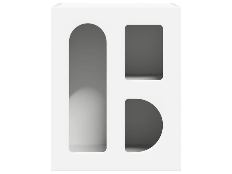 Table de chevet - cabinet de chevet - table de nuit elst blanc 40 x 35 x 50 cm bois d'ingénierie - Conforama C