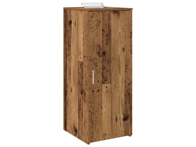  Armoire de rangement, rangement bureau vieux bois 40x45x103,5cm bois d'ingénierie  - Conforama B
