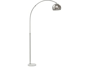 Lampadaire arc 26x100x167 cm métal argenté