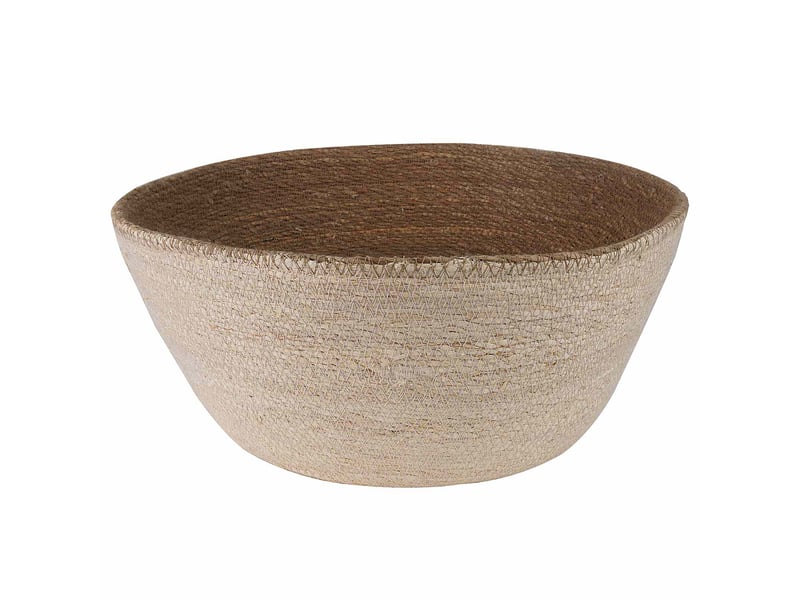 Jardinière - pot de plante avec poignées blanc ø 32 x 32 cm  - Conforama C