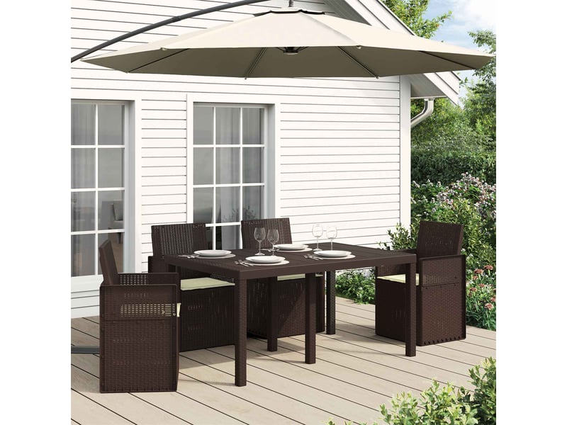 Lot de 4 coussins de siège, coussins décoratifs polyester crème 47 x 36 x 2 cm cf59949 - Conforama B