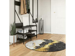 Tapis lavable multicolore ø 120 cm antidérapant - comfortxl - 136614