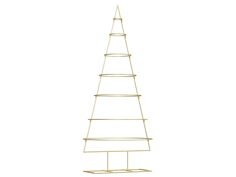  Arbre de noël, sapin de noël en métal doré 180 cm acier peint par poudre  - Conforama A