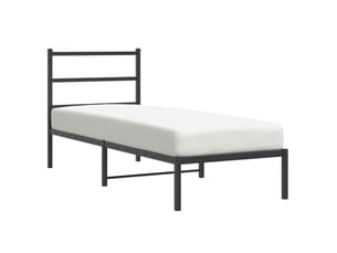 Lit simple 80x200 cm    coloris noir