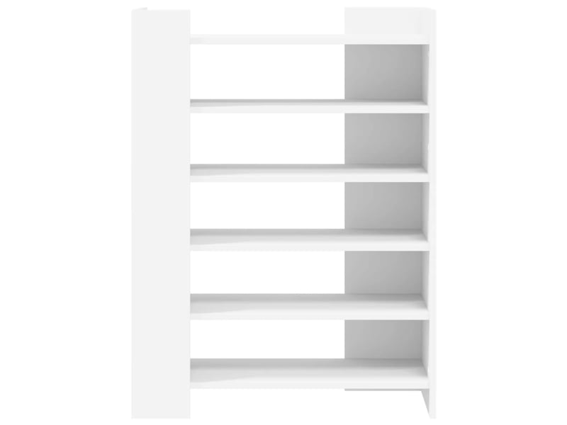  Meuble à chaussure | armoire à chaussures blanc 74,5x37,5x100 cm bois d'ingénierie  - Conforama D