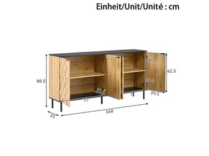 Buffet   <strong></strong> <strong></strong> coloris naturel