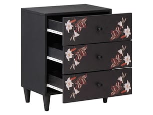 Table de chevet avec tiroir multicolore 50 x 33 x 60 cm