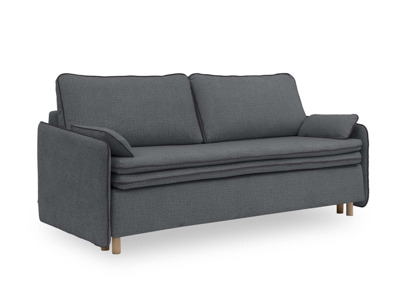  Sam, canapé 3 places convertible, gris Sam - Conforama A