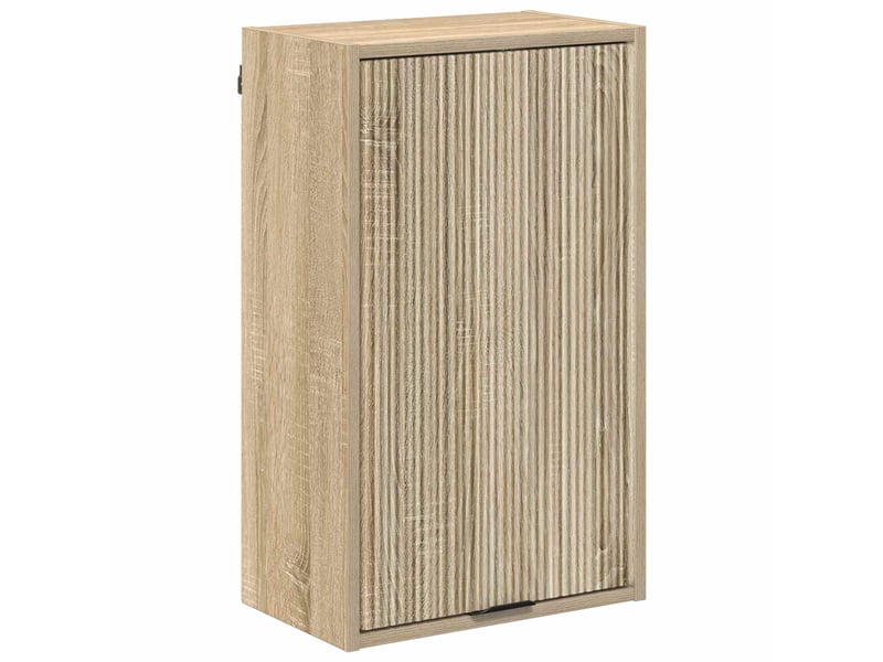 Cabinet de salle de bain, meuble de rangement chêne sonoma 39x23.5x65 cm - Conforama A