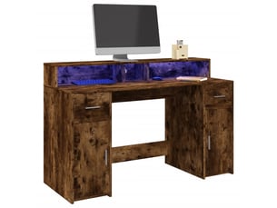 Bureau gaming 140 cm coloris multicolore