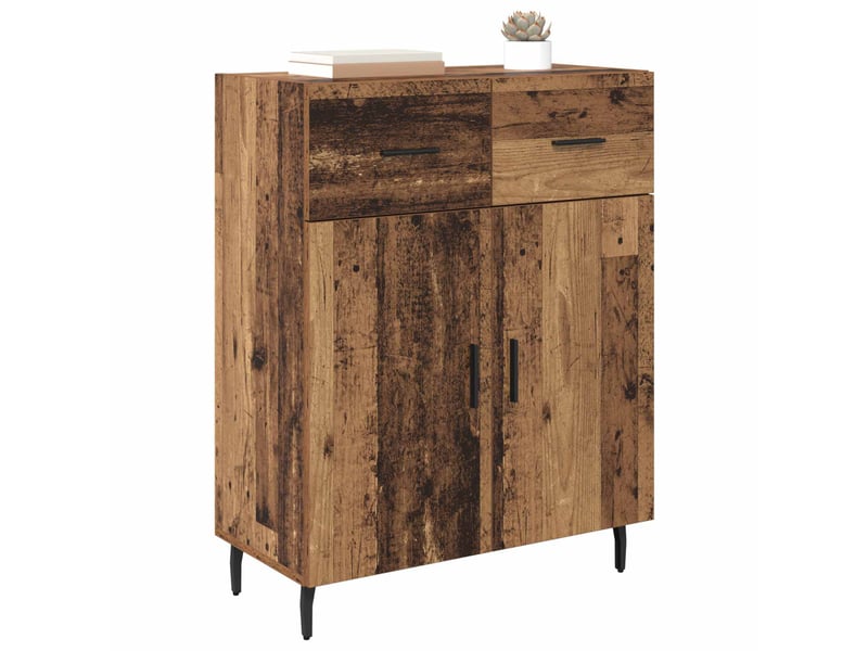  Buffet - bahut - meuble de rangement bois ancien 69,5 x 34 x 90 cm bois d'ingénierie  - Conforama C