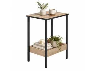 Table basse rectangulaire coloris bicolore <strong>CHICFURN</strong> <strong></strong> - 25 cmx50 cm