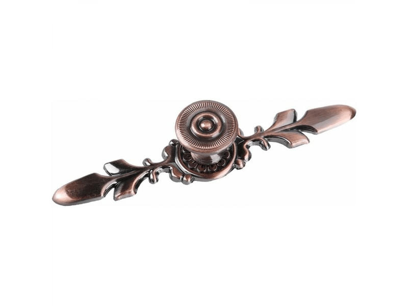  Tirant de porte vintage avec panneau arrière pour porte de maison, placard, tiroir, armoire, tirant avec vis, bronze rotatif, 4 pièces  - Conforama A