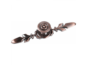 Tirant de porte vintage avec panneau arrière pour porte de maison, placard, tiroir, armoire, tirant avec vis, bronze rotatif, 4 pièces