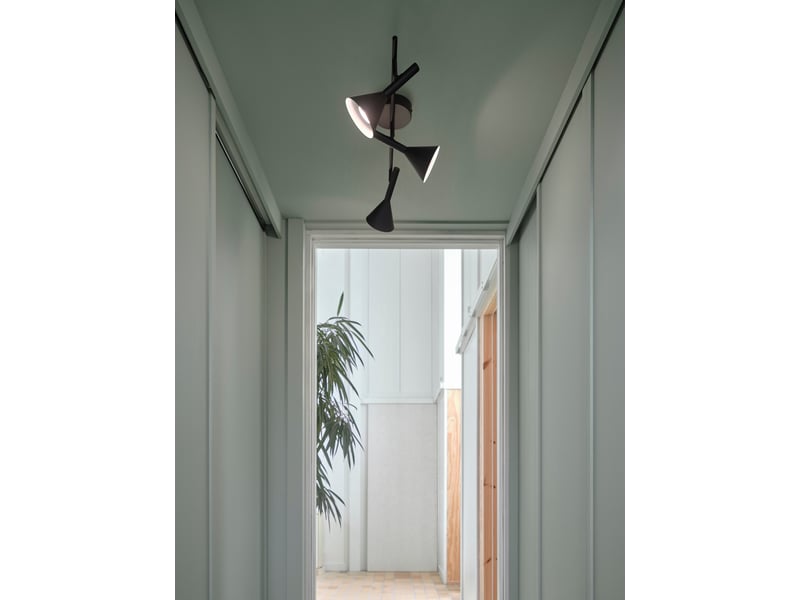  Plafonnier kelvis 3-spot métal noir , h. 25 - ip20 - gu10 nordlux intérieur 2612706003 - Conforama B