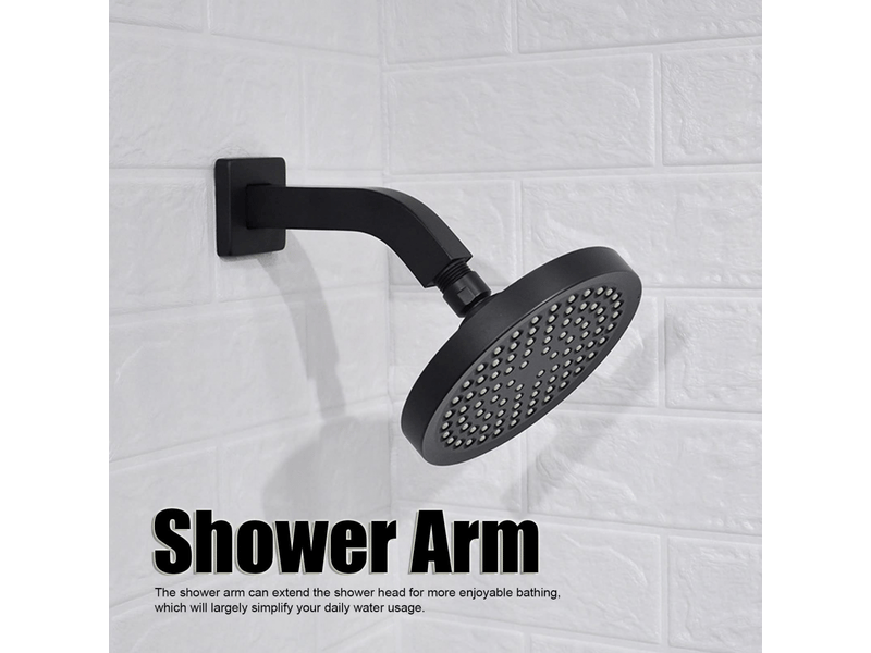  Tube d'extension de bras de douche en laiton, extension de pommeau de douche, décoration de la maison, npt pour salle de bain (noir)  - Conforama D