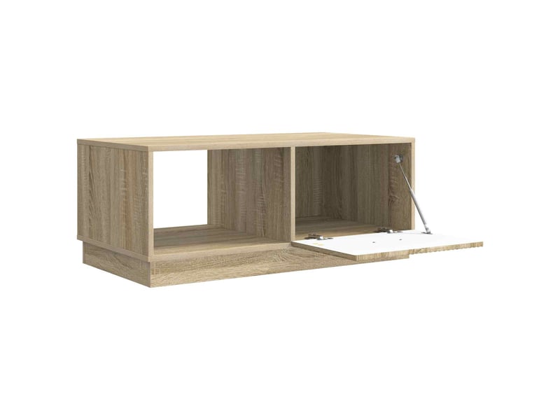 Table basse - table de salon - table à thé chêne sonoma 90 x 50 x 37 cm bois d'ingénierie - Conforama D