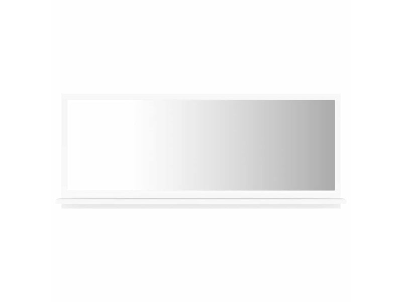  Miroir de salle de bain, miroir de toilette blanc 90x10,5x37 cm aggloméré cf62535  - Conforama A