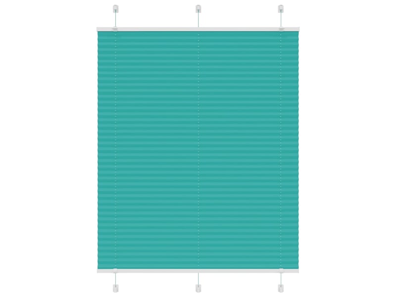  Store plissé, store de fenêtre vert pétrole 105x100cm largeur du tissu 104,4cm cf47072  - Conforama B