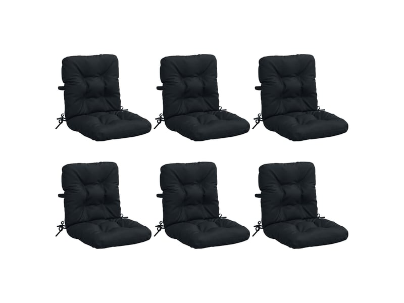  Lot de 6 coussins de chaise à dossier haut vianen cf59397  - Conforama A