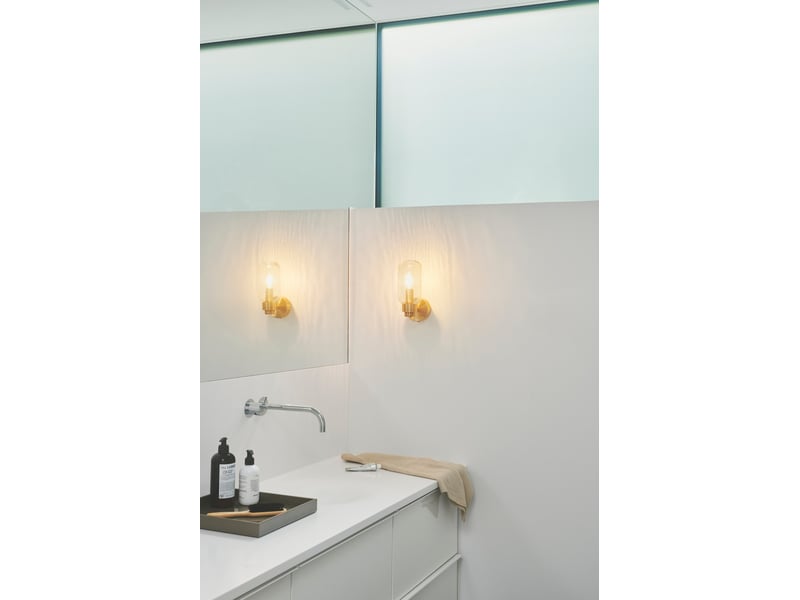 Applique murale tutan  verrerie laiton, h.23 - ip44 - e14 nordlux intérieur 2310551035 - Conforama B