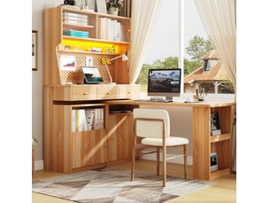 Vitrine coloris naturel <strong>MODENVIE</strong> <strong></strong> - 137 cmx177.7 cm