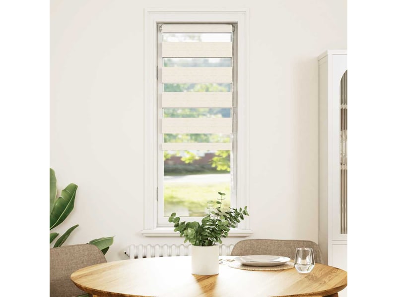  Store zèbre, store de fenêtre beige marbré largeur du tissu 40,9 cm polyester cf48294  - Conforama A