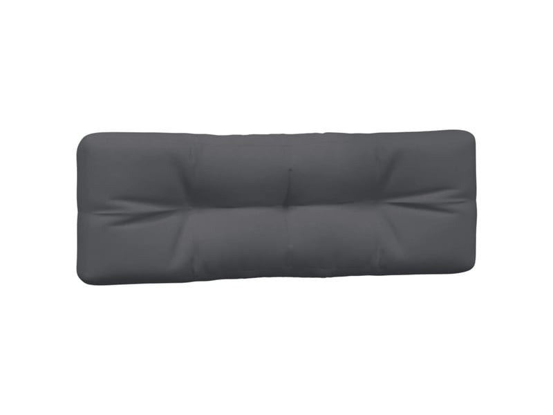  Lot de 5 coussins de palette, coussins de canapé anthracite tissu cf59473  - Conforama D