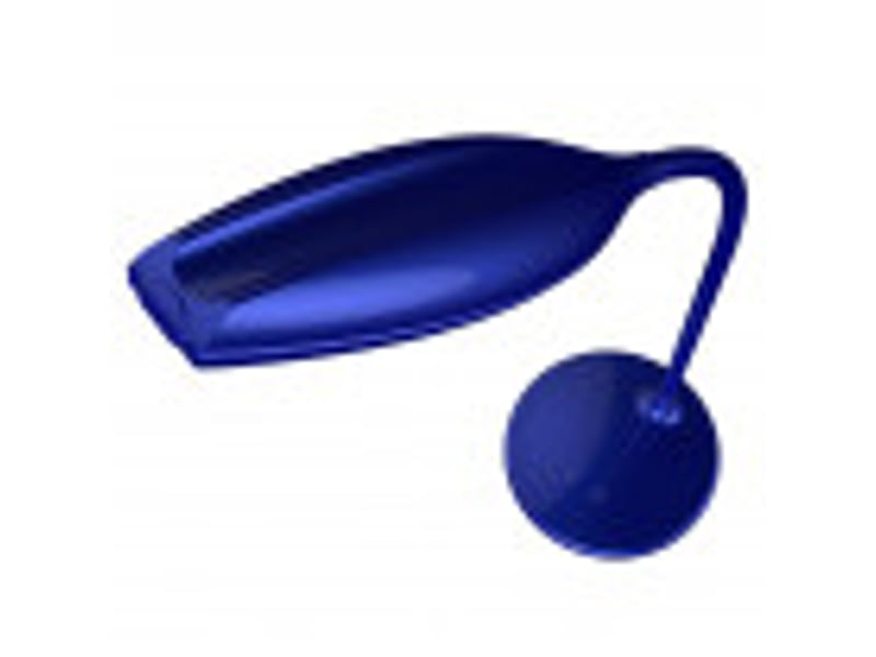  Fabrilamp turmalita lampe de bureau led bleue 7 w 560 lm, 3 températures, tactile et dimmable 140671008 - Conforama D