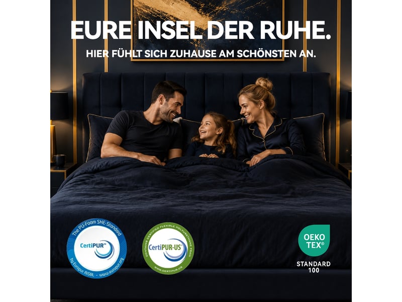  Matelas ressorts ensachés 120x200 cm h3 ferme 7 zones de confort épaisseur 20 cm housse lyocell respirante certifié oeko tex  - Conforama E