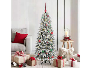 Sapin de noël - arbre de noël artificiel blanc 150 cm