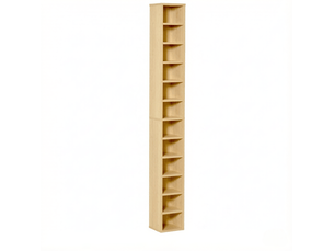 Bibliotheque coloris naturel 12 étagère(s) <strong>DESMIU</strong> <strong></strong> - 21 cm x 175 cm