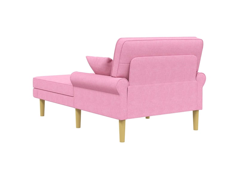  Vidaxl méridienne rose tissu  - Conforama E